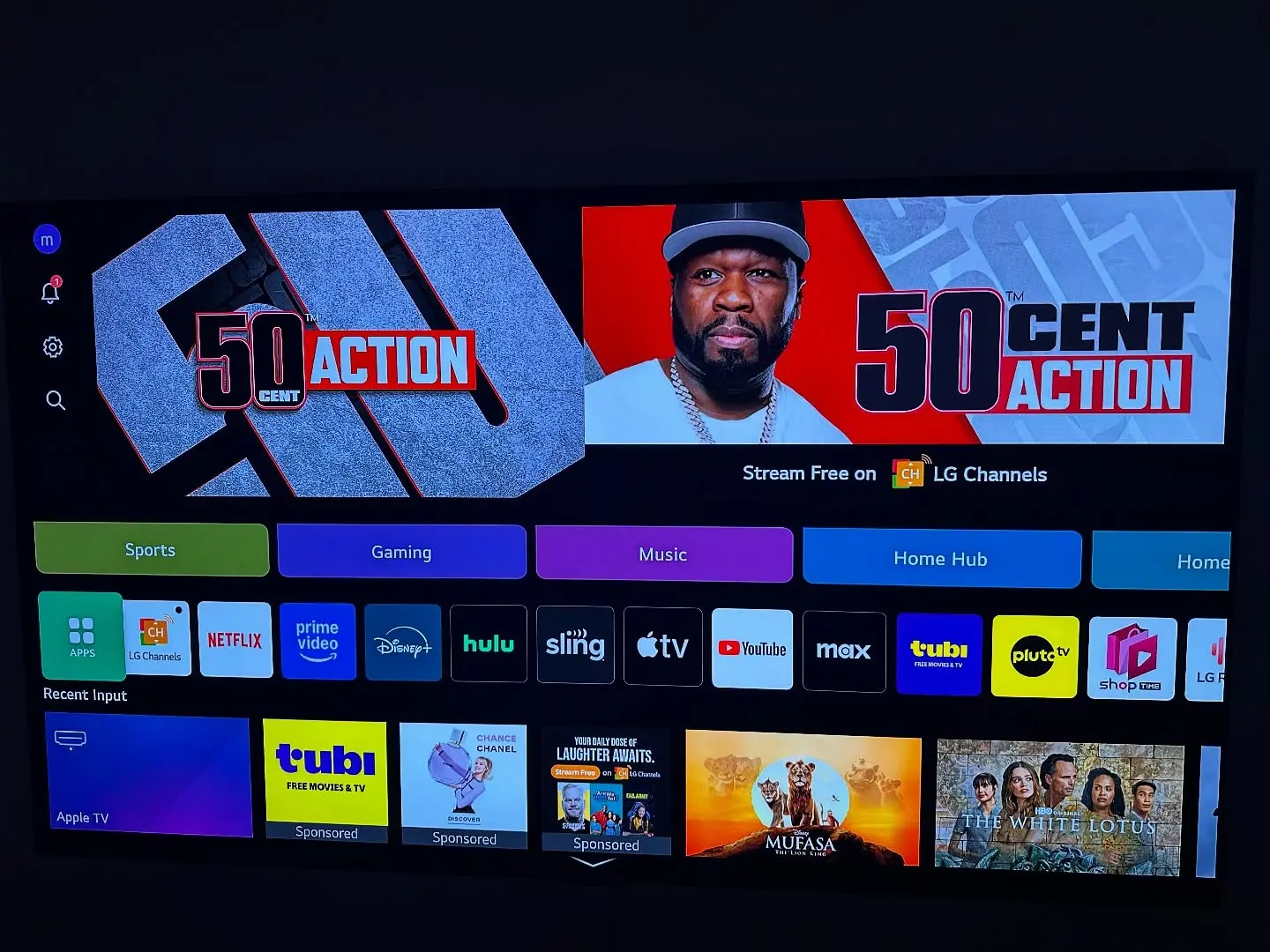 50 Cent Announces 50 Cent Action Streaming On Roku And LG TV Platforms 50 Cent Announces 50 Cent Action Streaming On Roku And LG TV Platforms