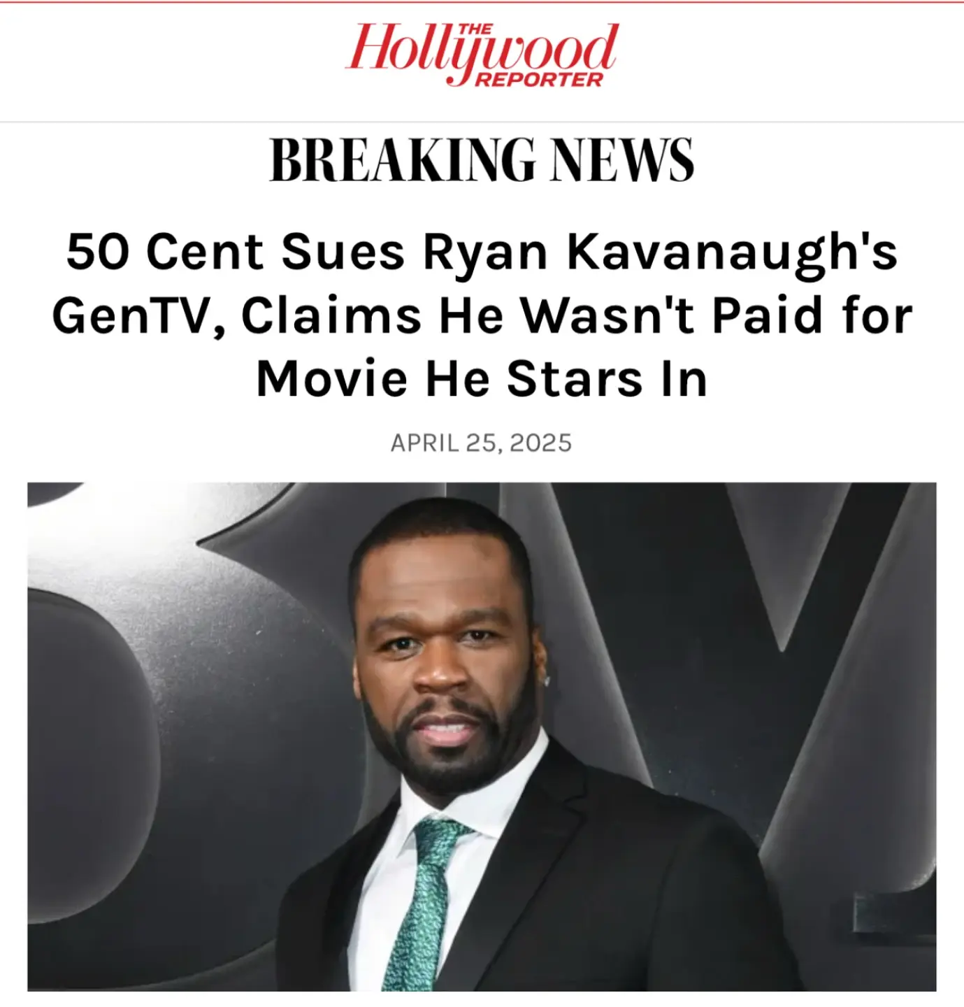 Rap mogul takes to Instagram questioning financial aspects of an unrevealed film project