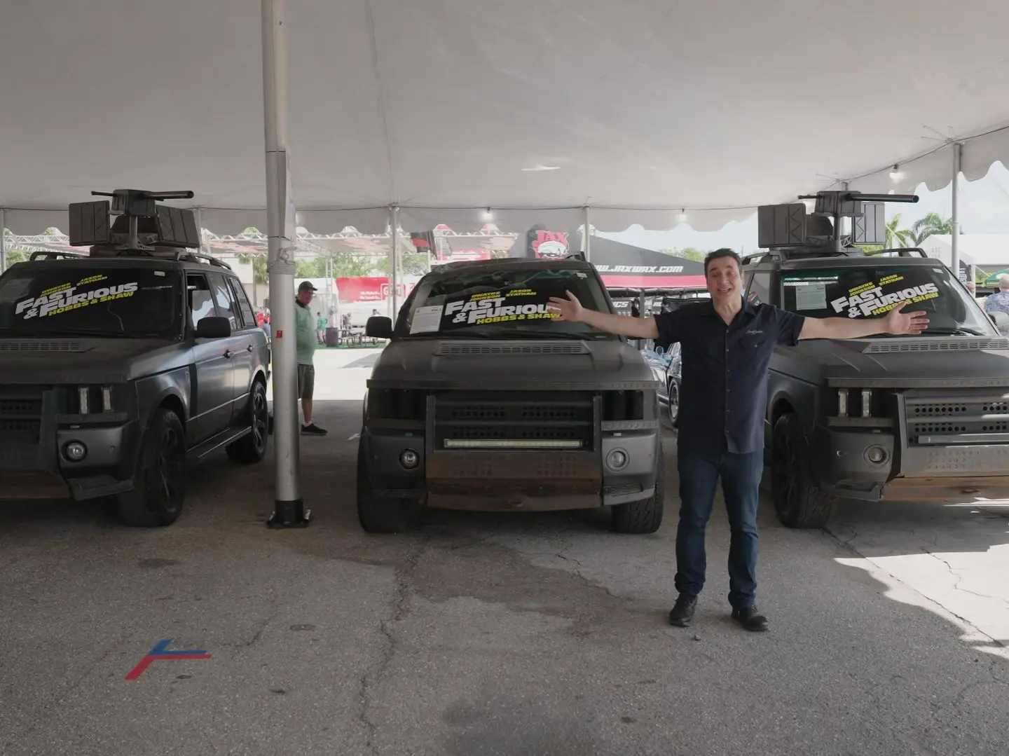 Adam Ferrara Enjoys Barrett Jackson Auction With Hoovies Garage And April Rose