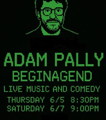 Comedian and actor preparing to take the stage at Upright Citizens Brigade with two sets