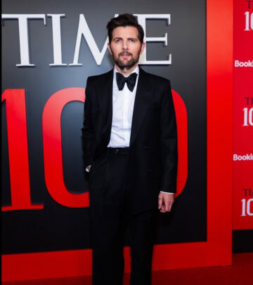 Adam Scott Shines at TIME100 Gala With Unforgettable Style