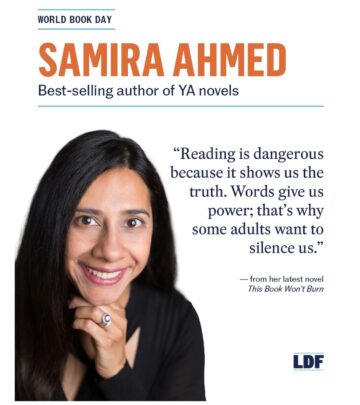 The acclaimed actress advocates for literary freedom amid rising concerns about book censorship.