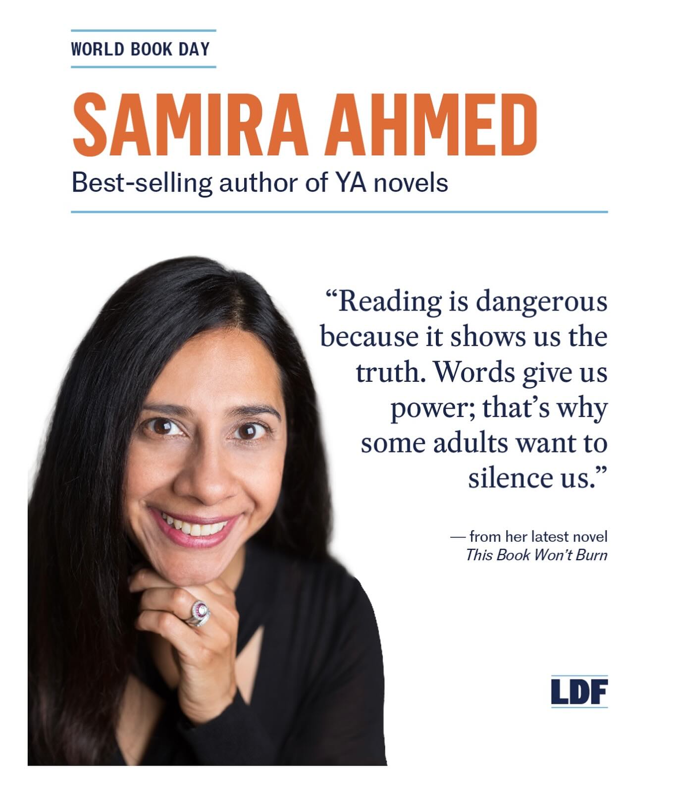 The acclaimed actress advocates for literary freedom amid rising concerns about book censorship.