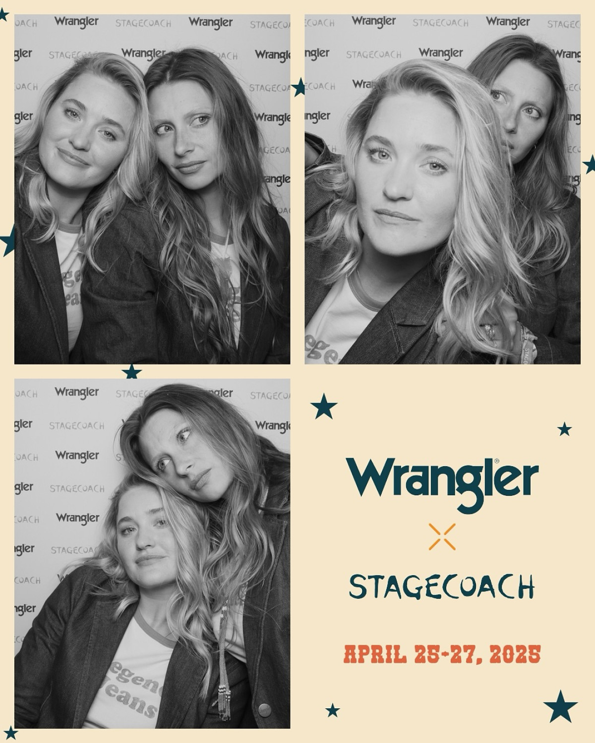 AJ Michalka Special Guest at Stagecoach Weekend Celebrity AJ Michalka dazzles at Stagecoach with Wrangler as a special guest live vibes!!!!