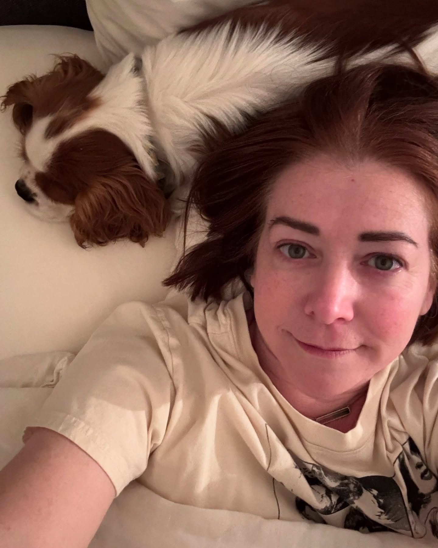 Alyson Hannigan’s Puppy Play Creates Social Media Buzz Adorable pup redefines playtime as Alyson Hannigan delights fans with quirky canine antics