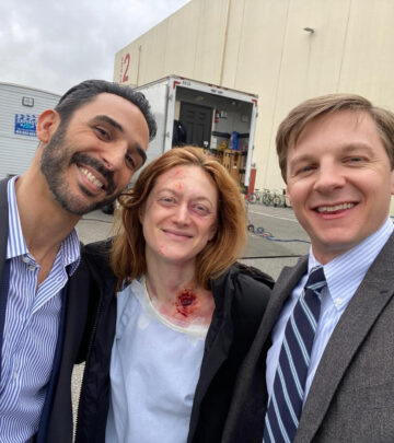 The actor posted throwback images from his first day on set as the Apple TV+ series wraps up