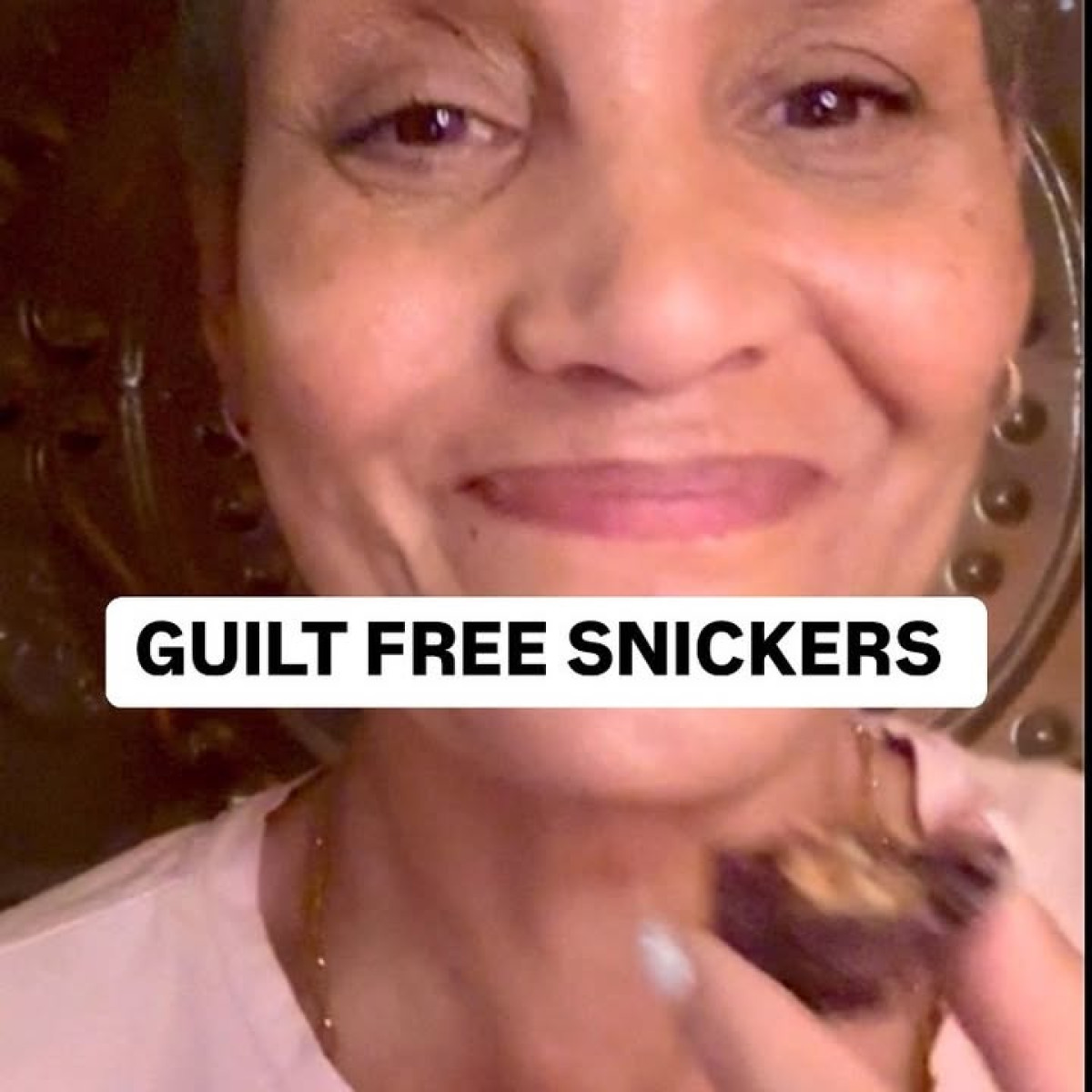 Angela Means Unveils Guilt-Free Snickers Dessert Recipe Chef Angela Means debuts a vegan-friendly Snickers treat, mixing coconut oil with wholesome goodness.