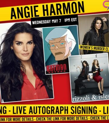 Angie Harmon Signs Autographs LIVE On Instagram May 7
