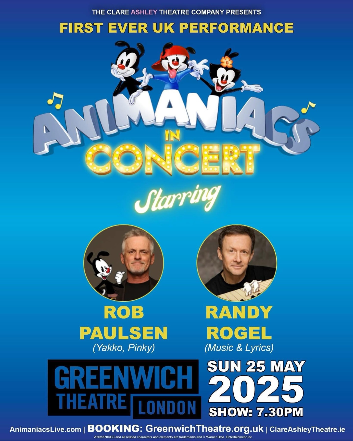 Animaniacs In Concert: Rob Paulsen Rocks London Stage Rob Paulsen electrifies London as Animaniacs In Concert delivers zany, unforgettable vibes