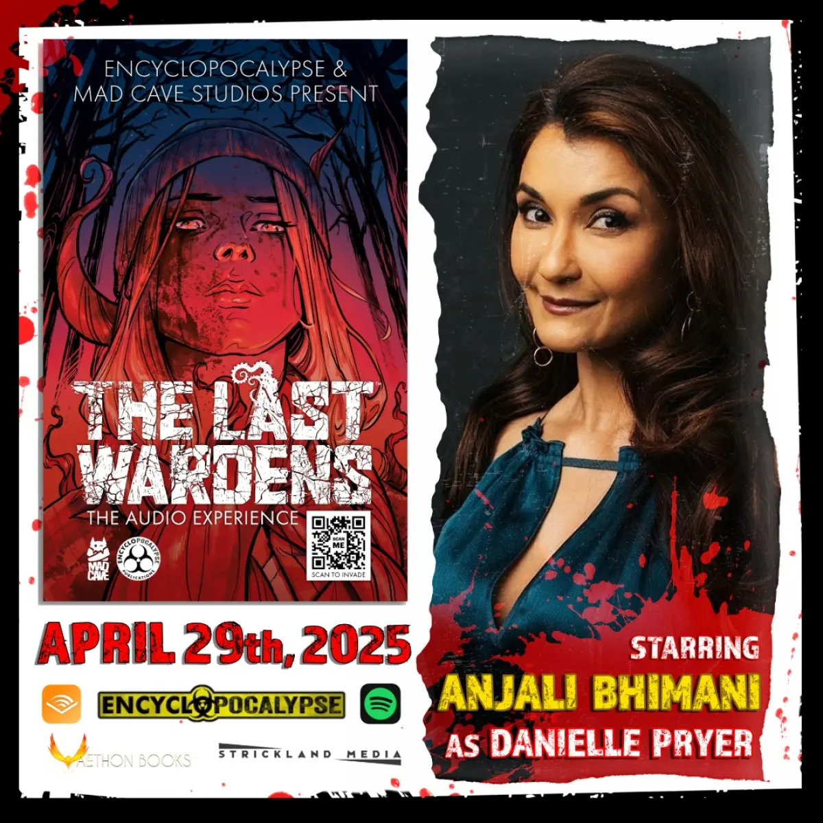 Versatile voice actor takes on role of Danielle Pryer in horror-themed supernatural audio series.