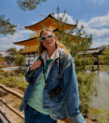 Supermodel shares breathtaking photo diary of her Japanese adventure filled with magic and space