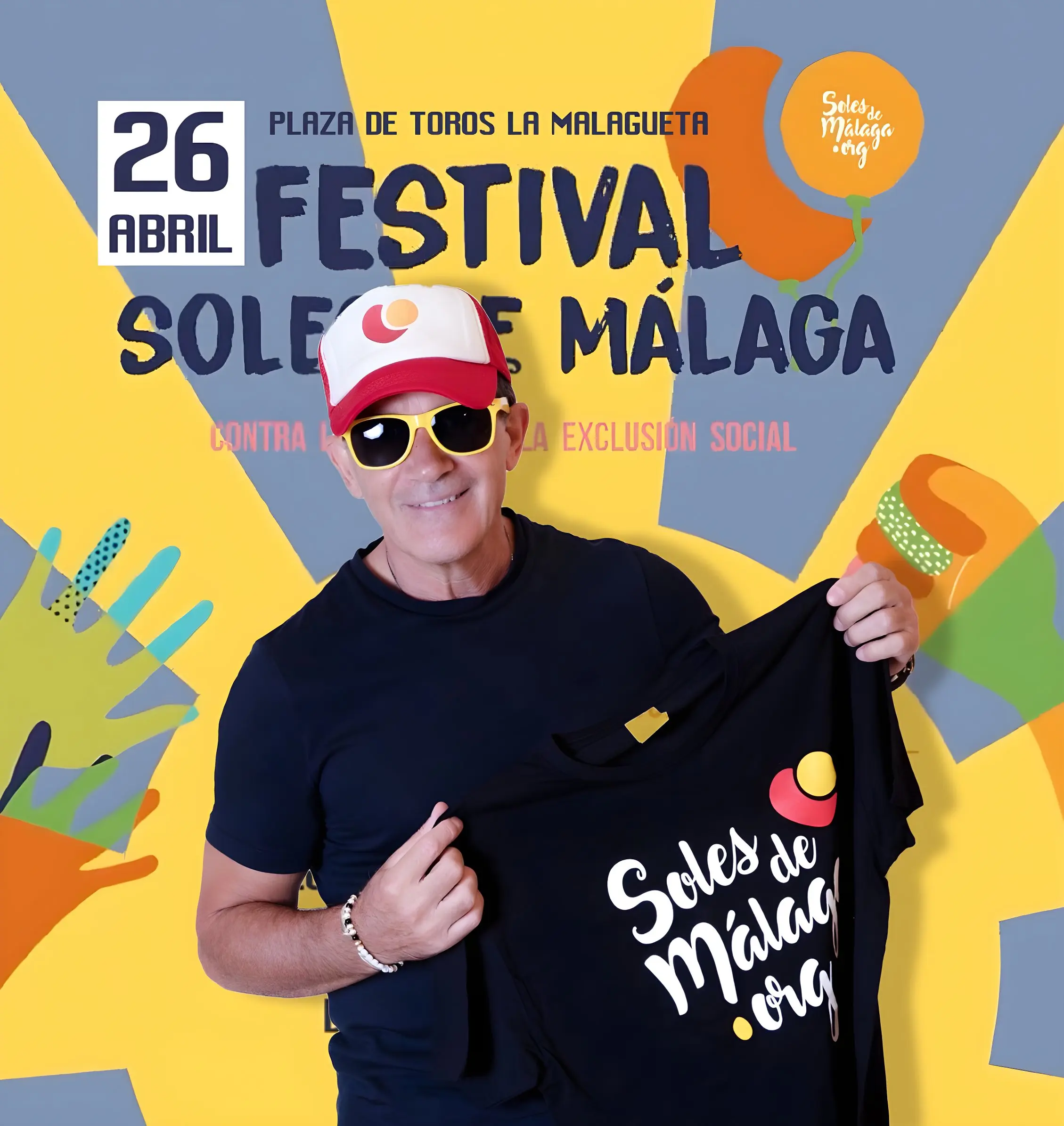 The Spanish actor lends his star power to charity event this April.