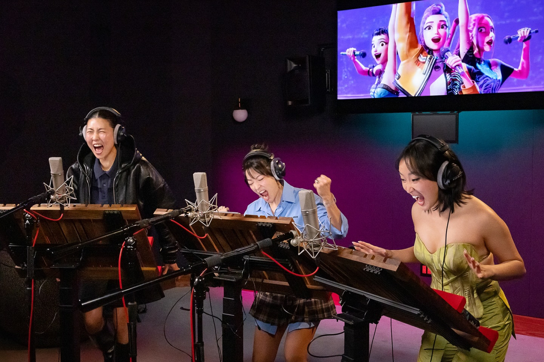 Arden Cho Teases ‘K-pop Demon Hunters’ With Star-Studded Cast Photo The Netflix supernatural series brings together a powerful trio for its June 20 premiere.