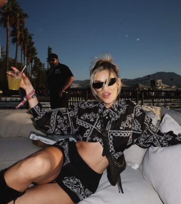The former Pussycat Doll saddles up for a playful western-themed series of snapshots.