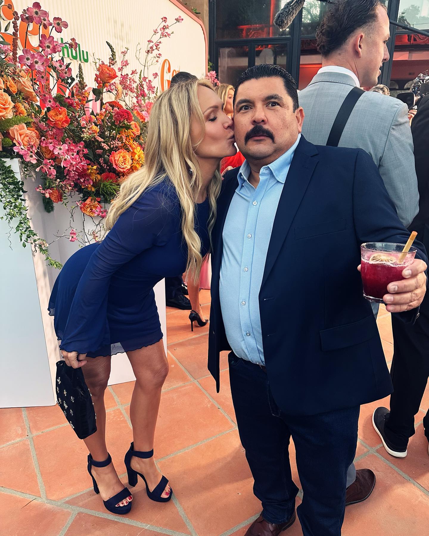Barbara Alyn Woods Shares Fun Moments With Guillermo Rodriguez On Hulu Set The 'One Tree Hill' actress posts cheerful snapshots from collaboration with Jimmy Kimmel sidekick.