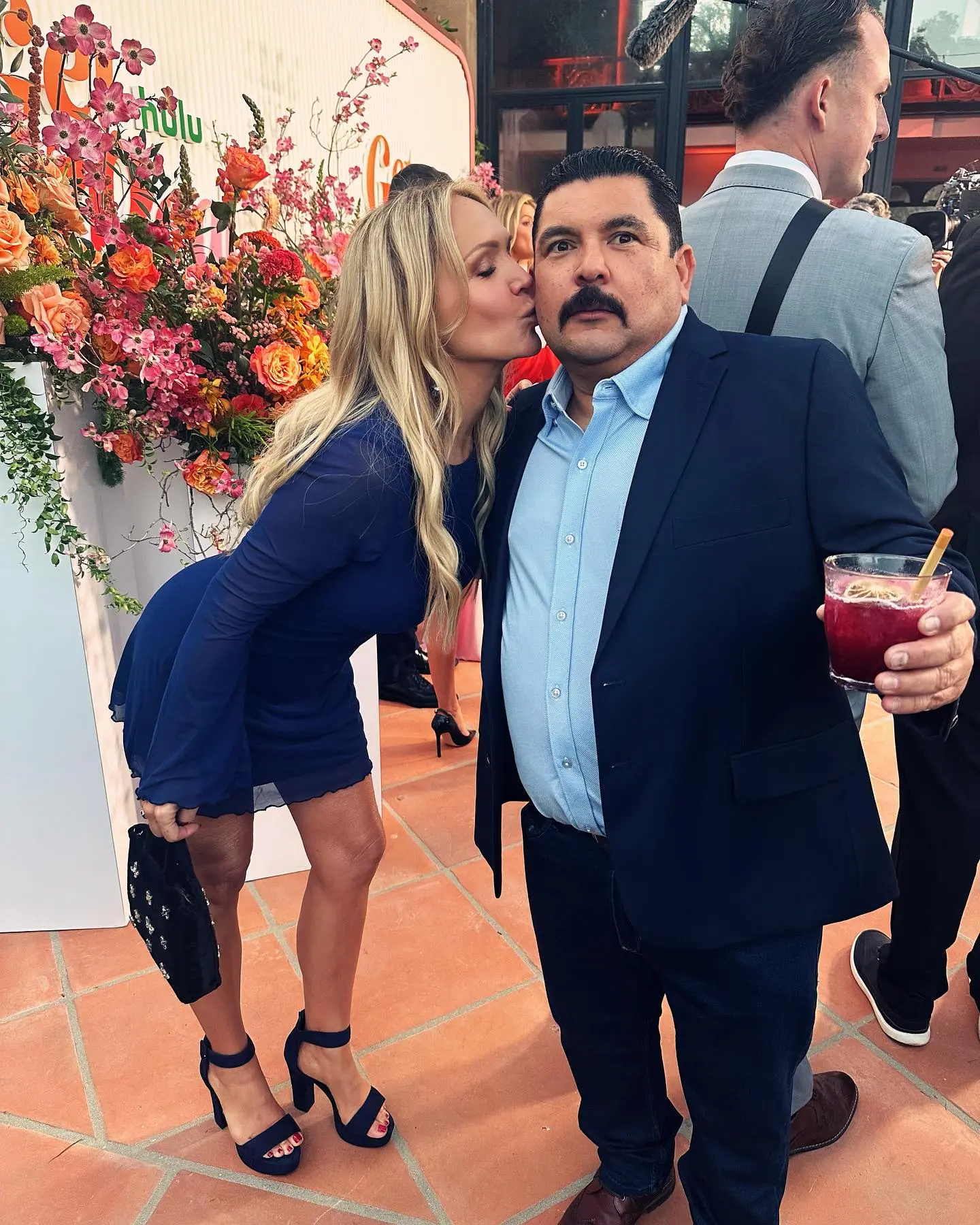 The 'One Tree Hill' actress posts cheerful snapshots from collaboration with Jimmy Kimmel sidekick.