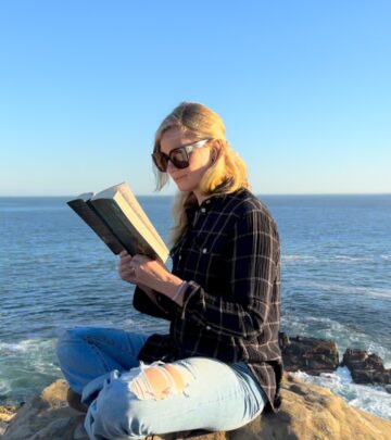 The actress and book lover shares her excitement for the literary holiday with followers