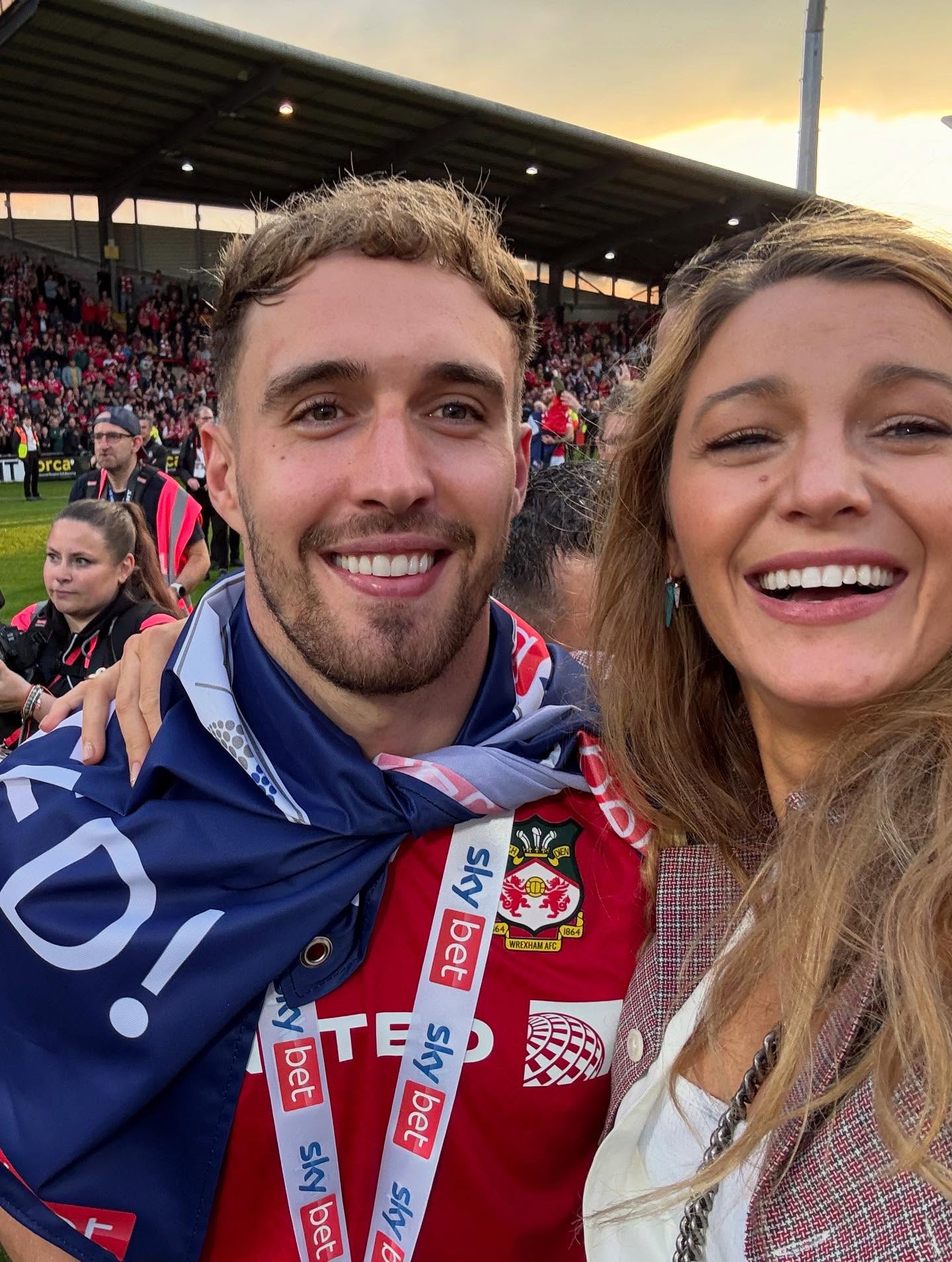 Blake Lively Honors Wrexham AFC in Heartfelt Celebration