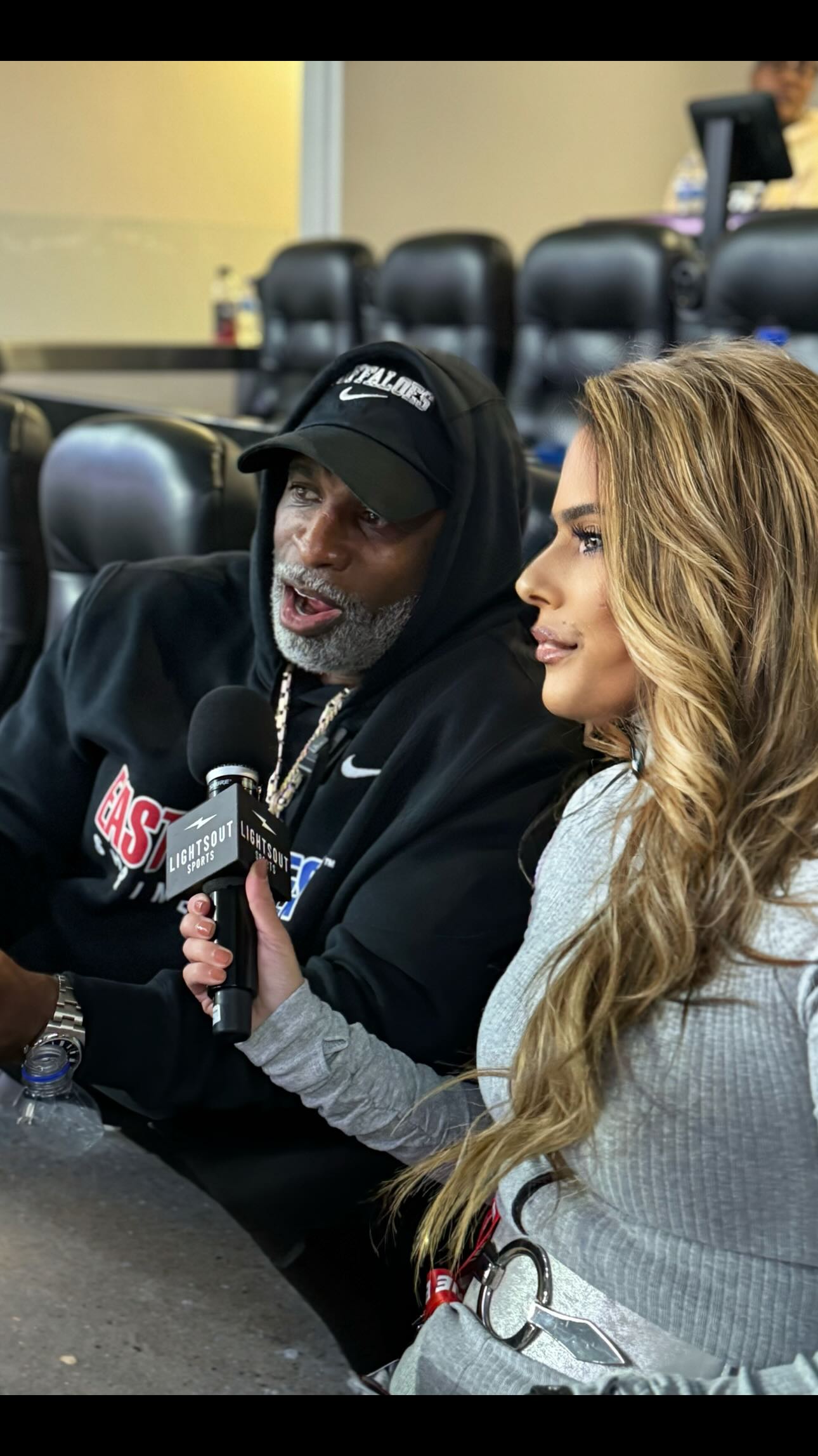 Bonnie-Jill Laflin Reunites With Deion Sanders At Shrine Bowl NFL Draft Coverage Former NBA executive shares full-circle moment with Coach Prime during NFL Draft preparations