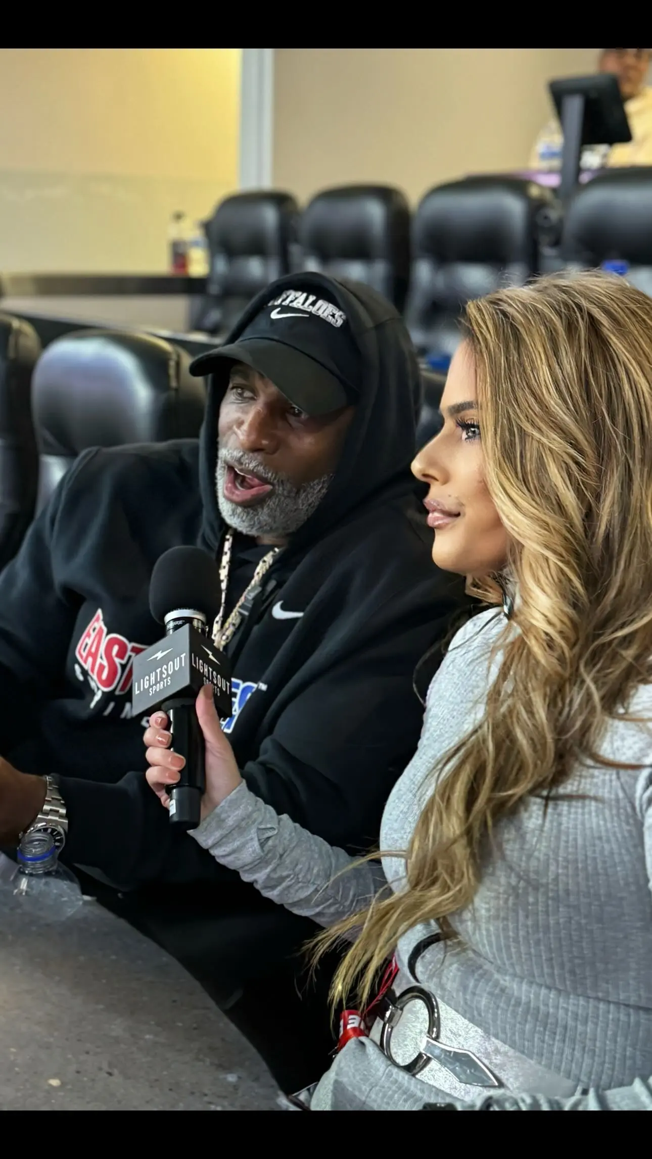 Bonnie-Jill Laflin Reunites With Deion Sanders At Shrine Bowl NFL Draft Coverage Former NBA executive shares full-circle moment with Coach Prime during NFL Draft preparations