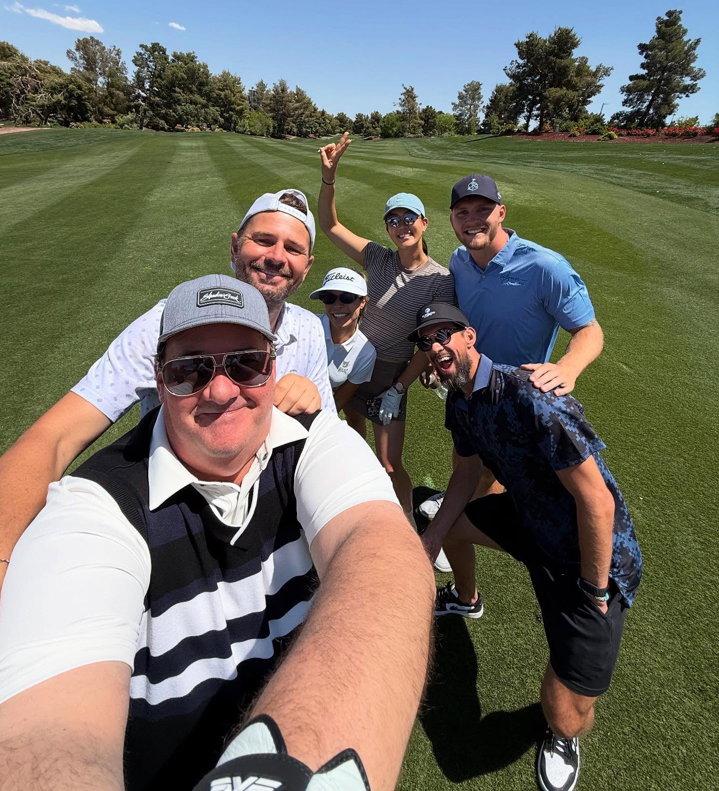 Brian Baumgartner Enjoys Vegas Golf Bash With Celebs Vegas shines as Baumgartner, Timberlake, and friends share an epic golf and nightlife vibe.