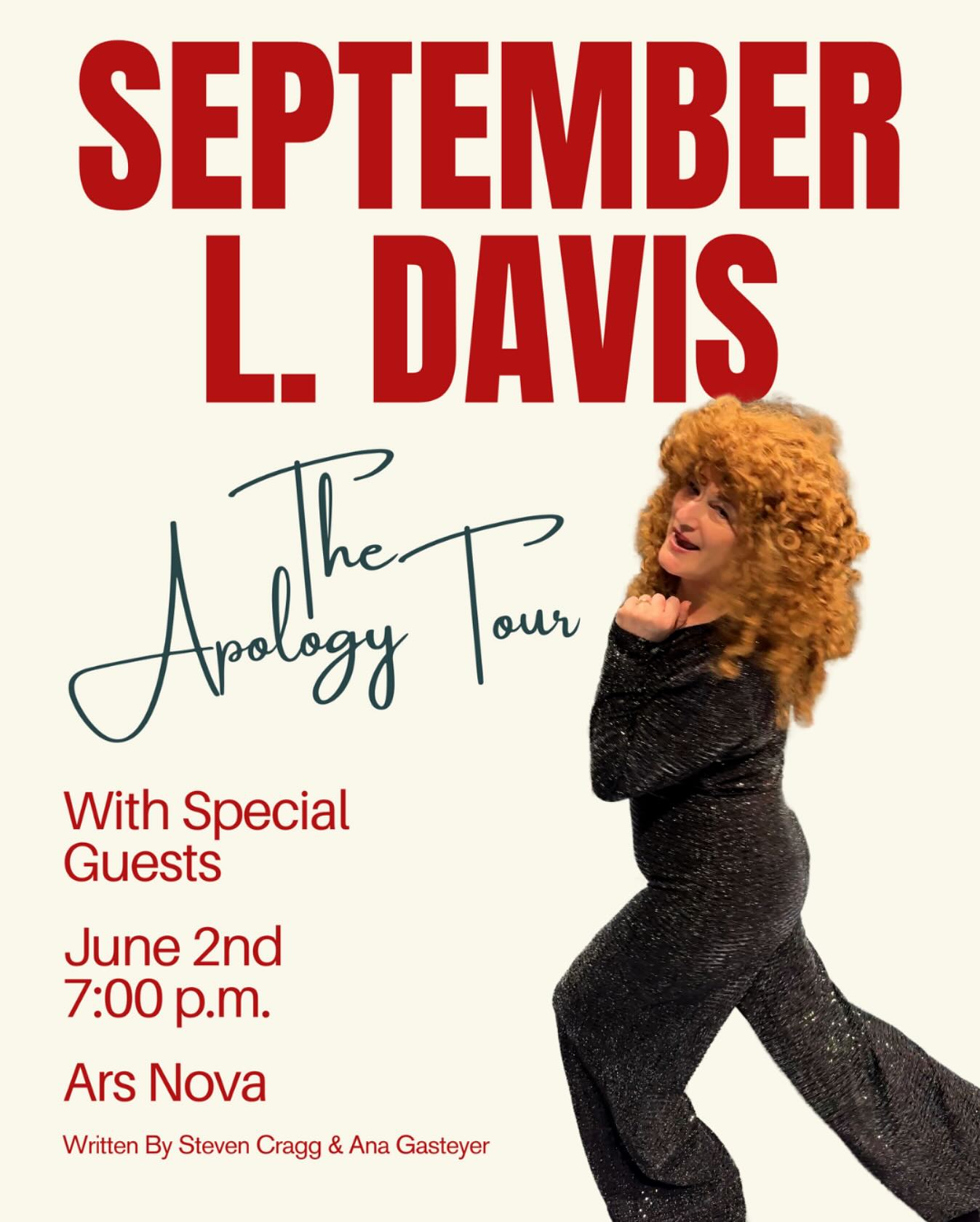 Broadway Star Ana Gasteyer Launches Her Apology Tour Broadway star Ana Gasteyer debuts Apology Tour—an intimate night of music, memories & love