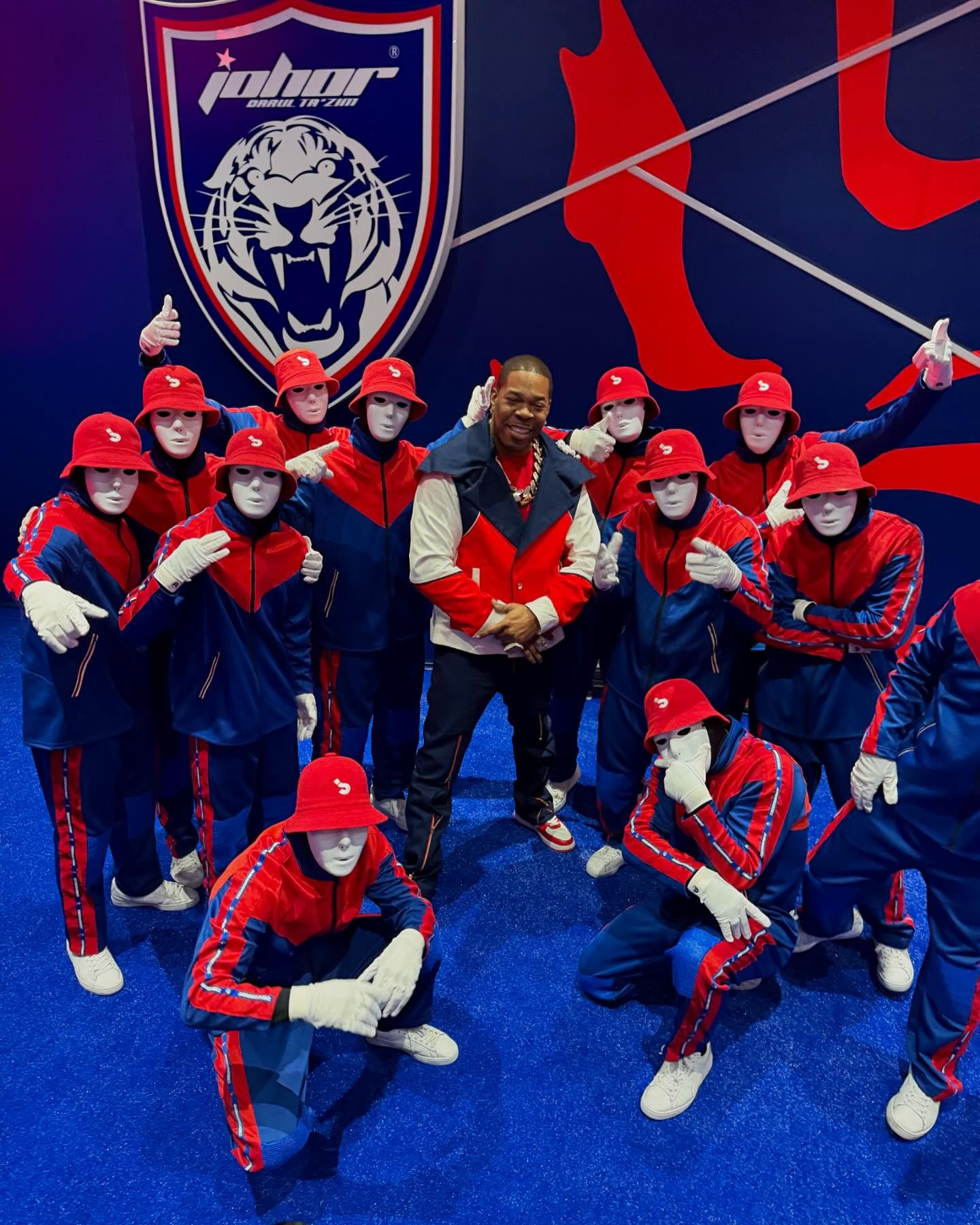 Busta Rhymes Electrifies Johor Stadium in Championship Celebration