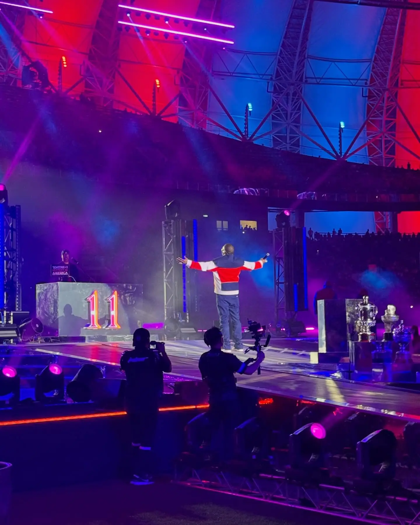 Busta Rhymes Electrifies Johor Stadium in Championship Celebration