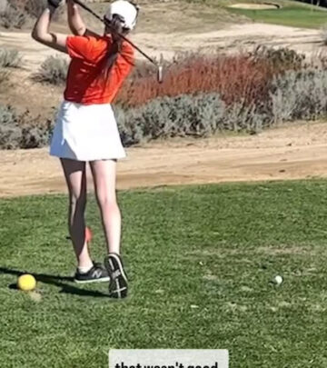 Carly Chaikin Shares Latest Golf Video
