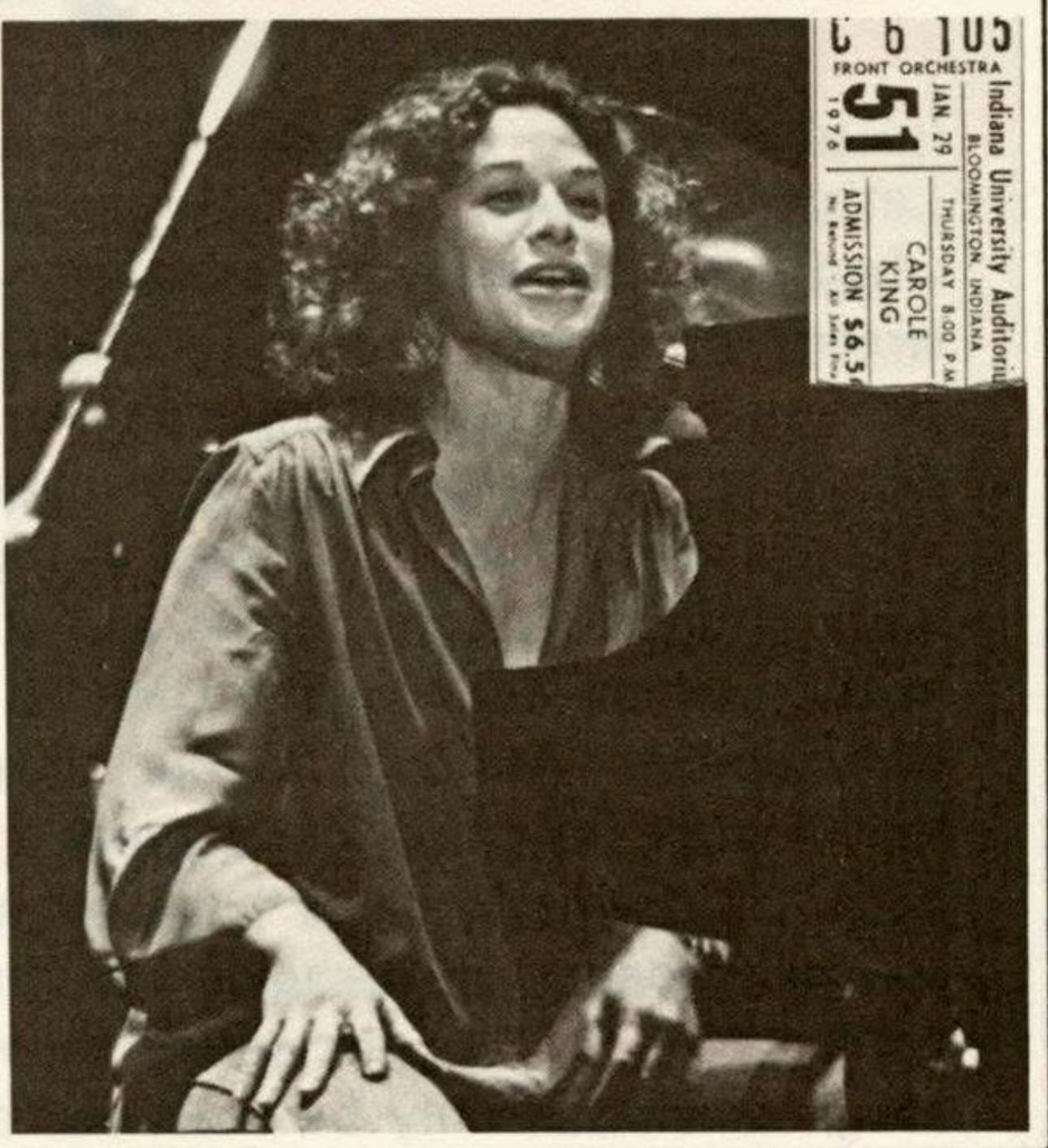 Carole King’s Vintage Thoroughbred Tour Ticket Celebrating a blast from the past, with a stunning glimpse into 1975 vintage tour pricing.