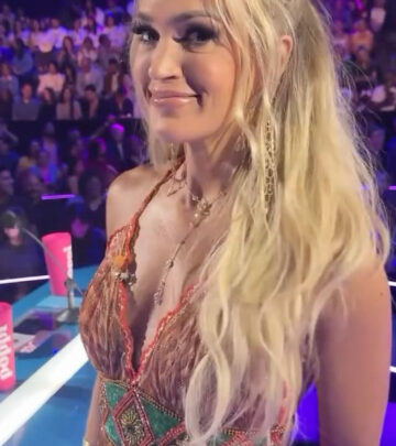 Carrie Underwood Stuns in ‘Same Dress, Different View’ On Idol