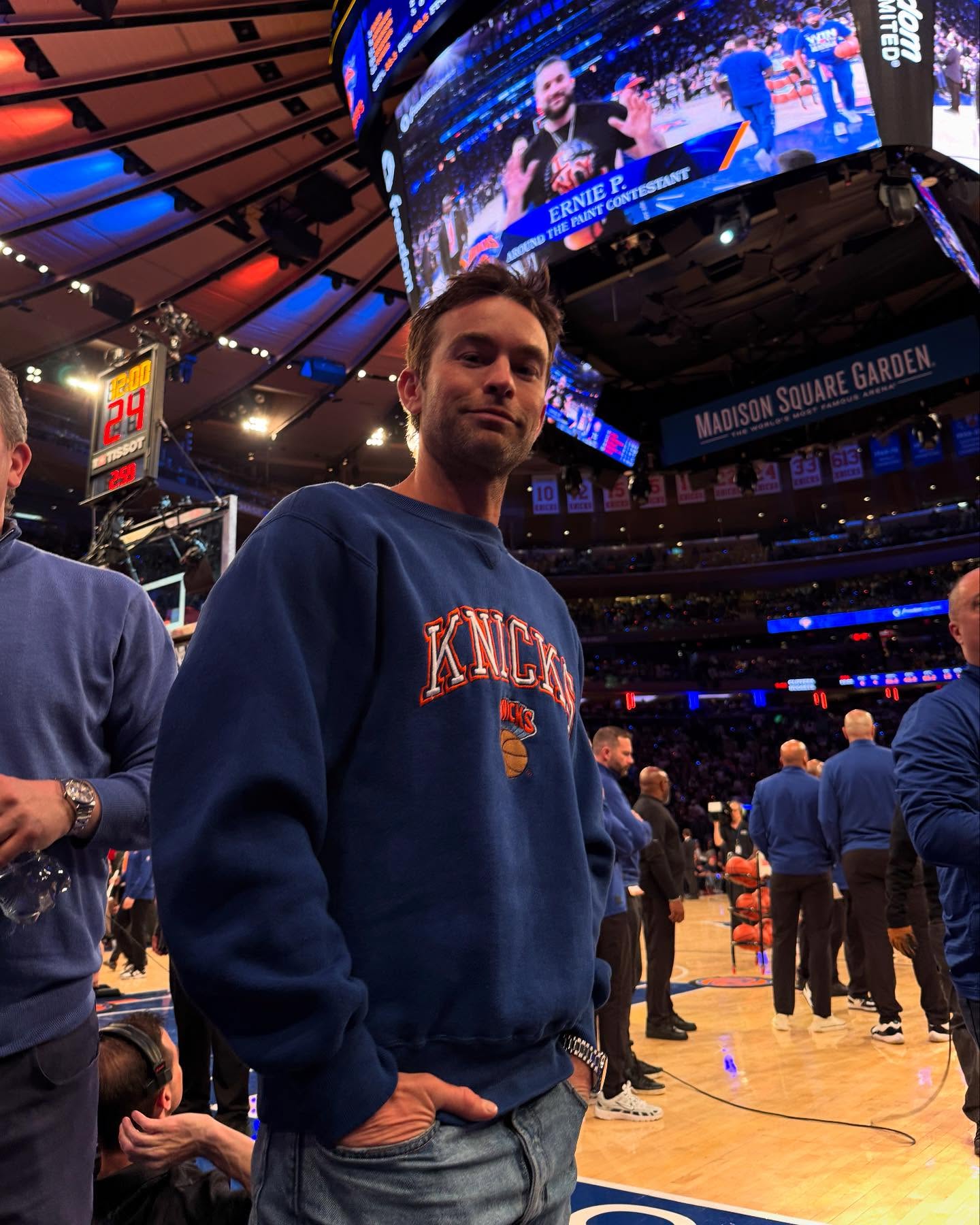 Chace Crawford Gets Nostalgic At Madison Square Garden Chace Crawford Returns To Madison Square Garden, Shares Nostalgic Moment With Fans