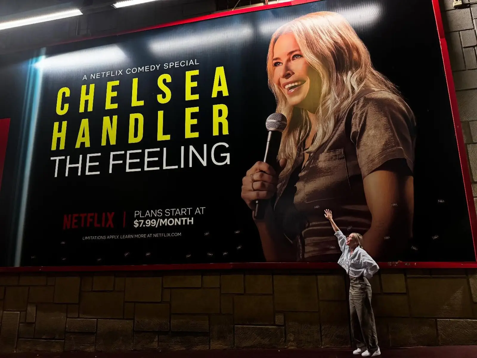 Chelsea Handler Celebrates Netflix Success With Fun Photos Comedian shares spirited self-encounter photos with gratitude message for fans.