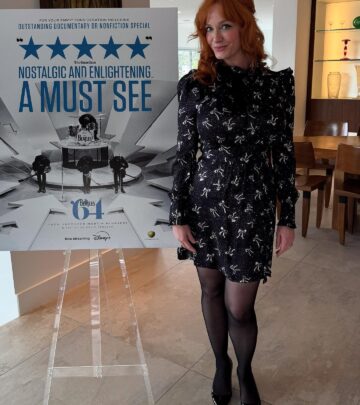 Hendricks weeps at Beatles’64 screening, meets Olivia Harrison, rekindles Beatles spirit.