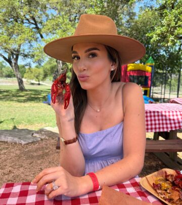 Former Disney star embraces Texas life with crawfish, boating, and fashion amid personal renewal