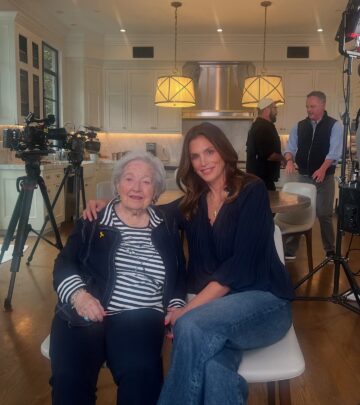 Supermodel partners with Holocaust survivor for an important initiative by Bryce Thompson