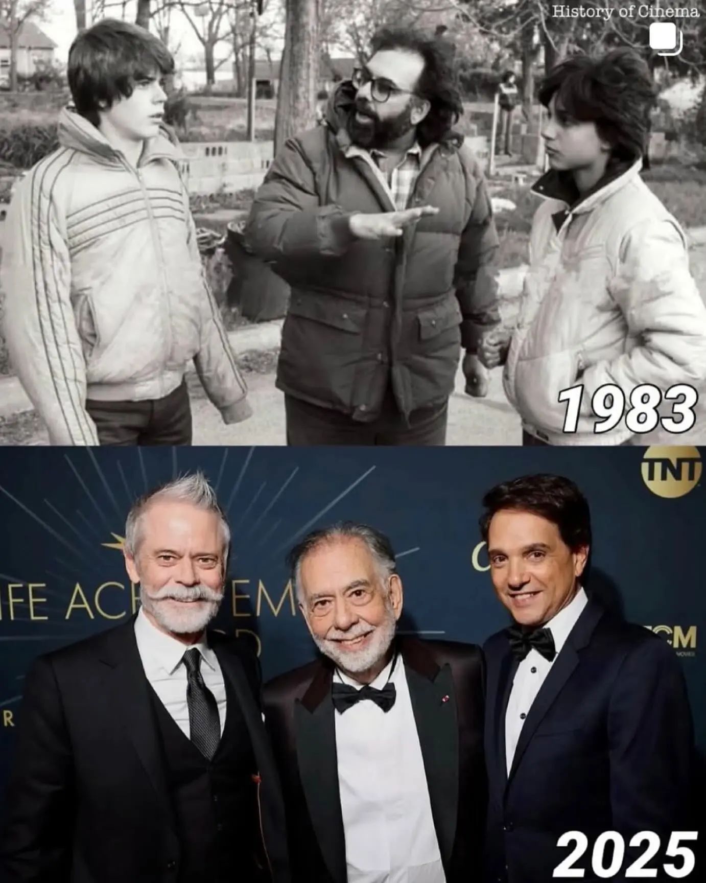 Celebrating film history with Francis Ford Coppola and iconic greaser style in tribute now