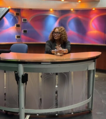 Comedienne revisits her university roots and promotes comedy event during alumni celebrations.