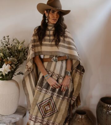 Cowgirl Cover: Nikki Reed’s Heritage Knitwear Look