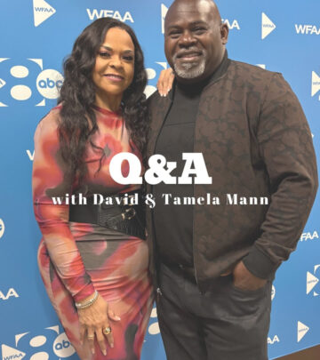 Actor David Mann and gospel star Tamela Mann celebrate 37 years of enduring love in Texas.