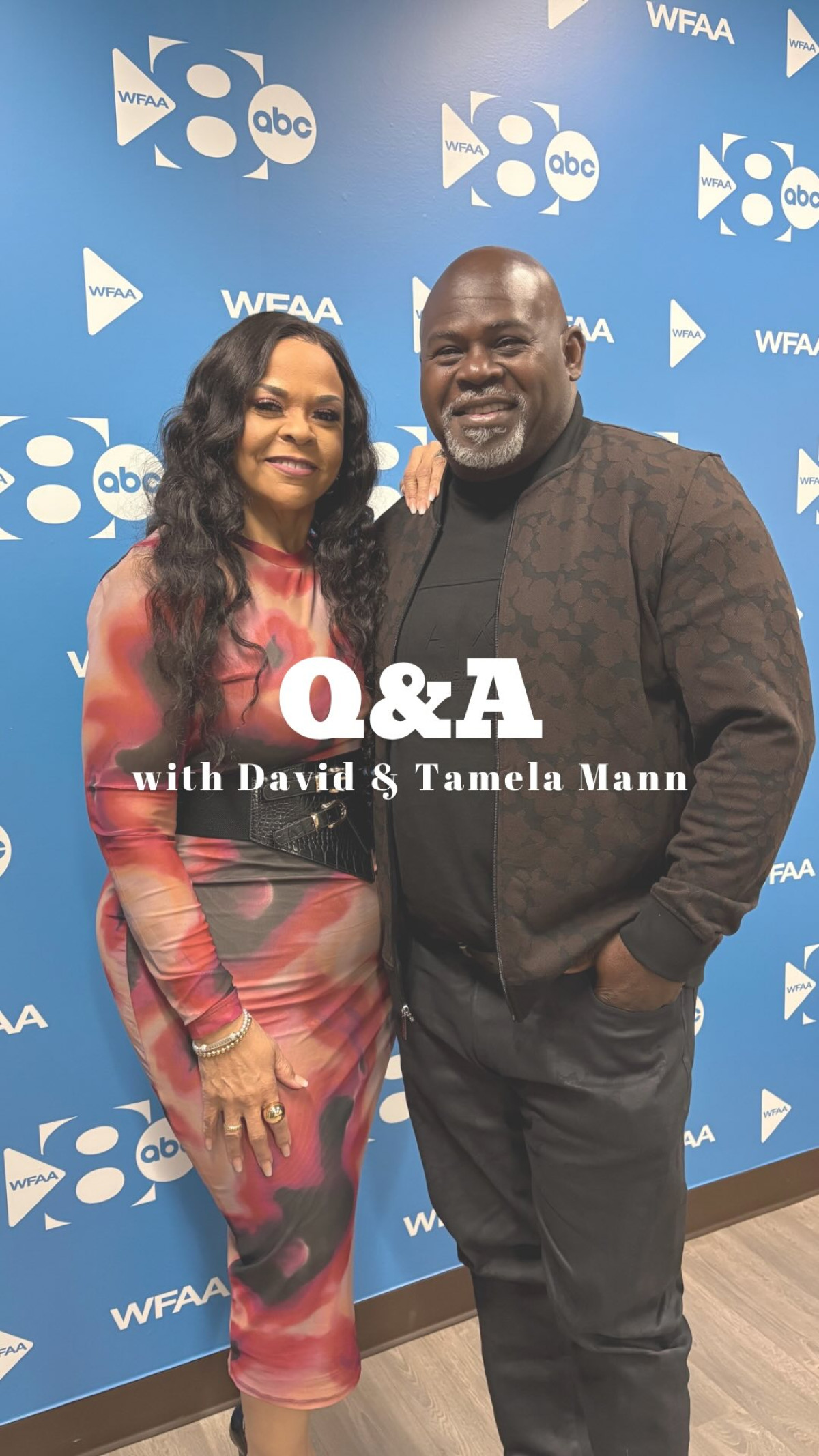 Actor David Mann and gospel star Tamela Mann celebrate 37 years of enduring love in Texas.