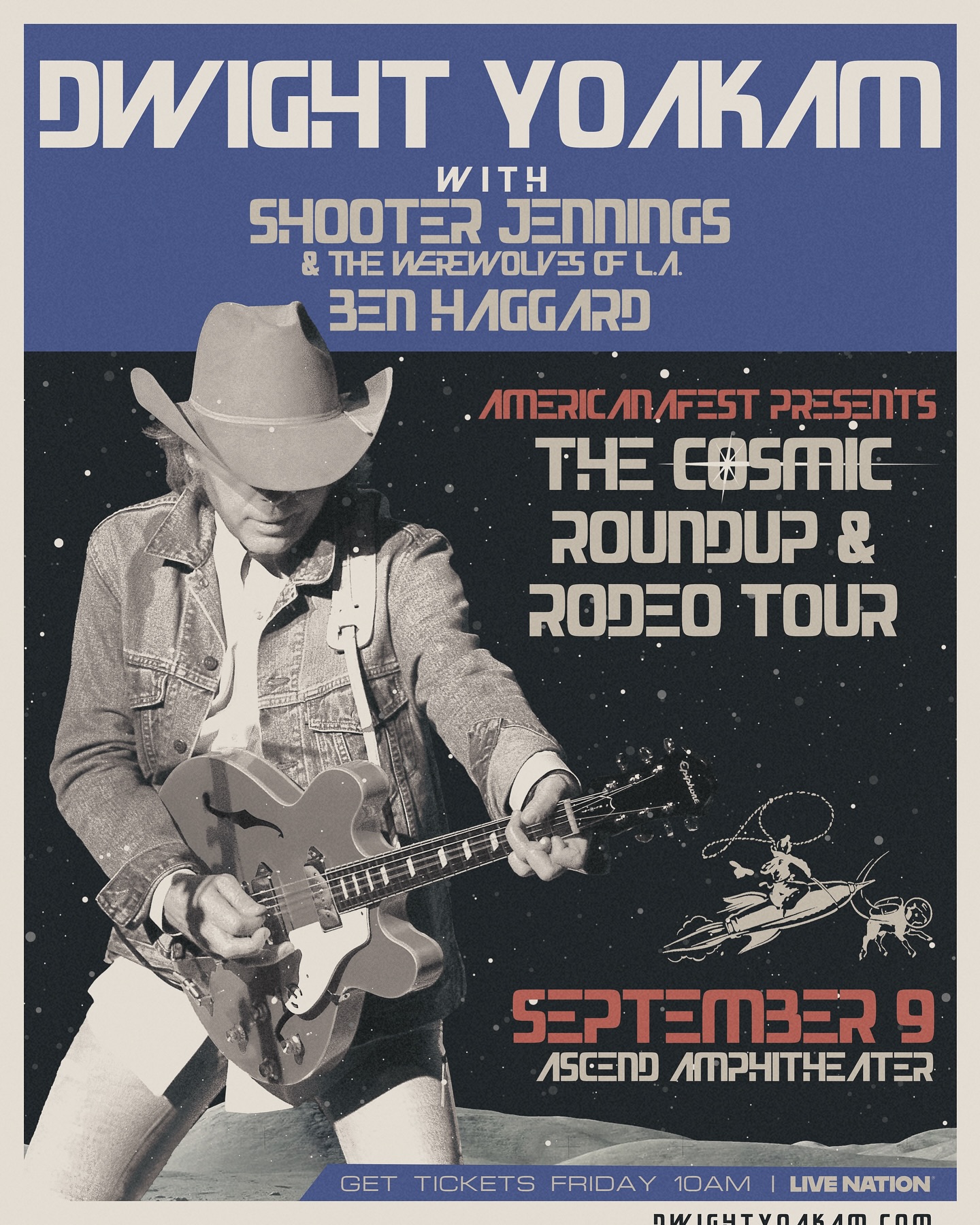 Dwight Yoakam To Bring The Cosmic Roundup & Rodeo Tour To Nashville's Ascend Amphitheater
