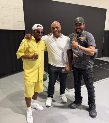 Comedian links up with boxing legend and Prophecy Onasis.