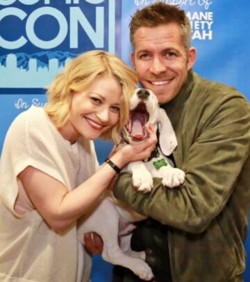 The 'Once Upon a Time' actress wishes beloved co-star in a convention throwback snap.