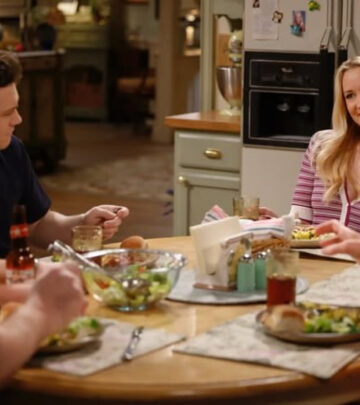 The actress shares behind-the-scenes glimpses of her character's expressive side on CBS sitcom