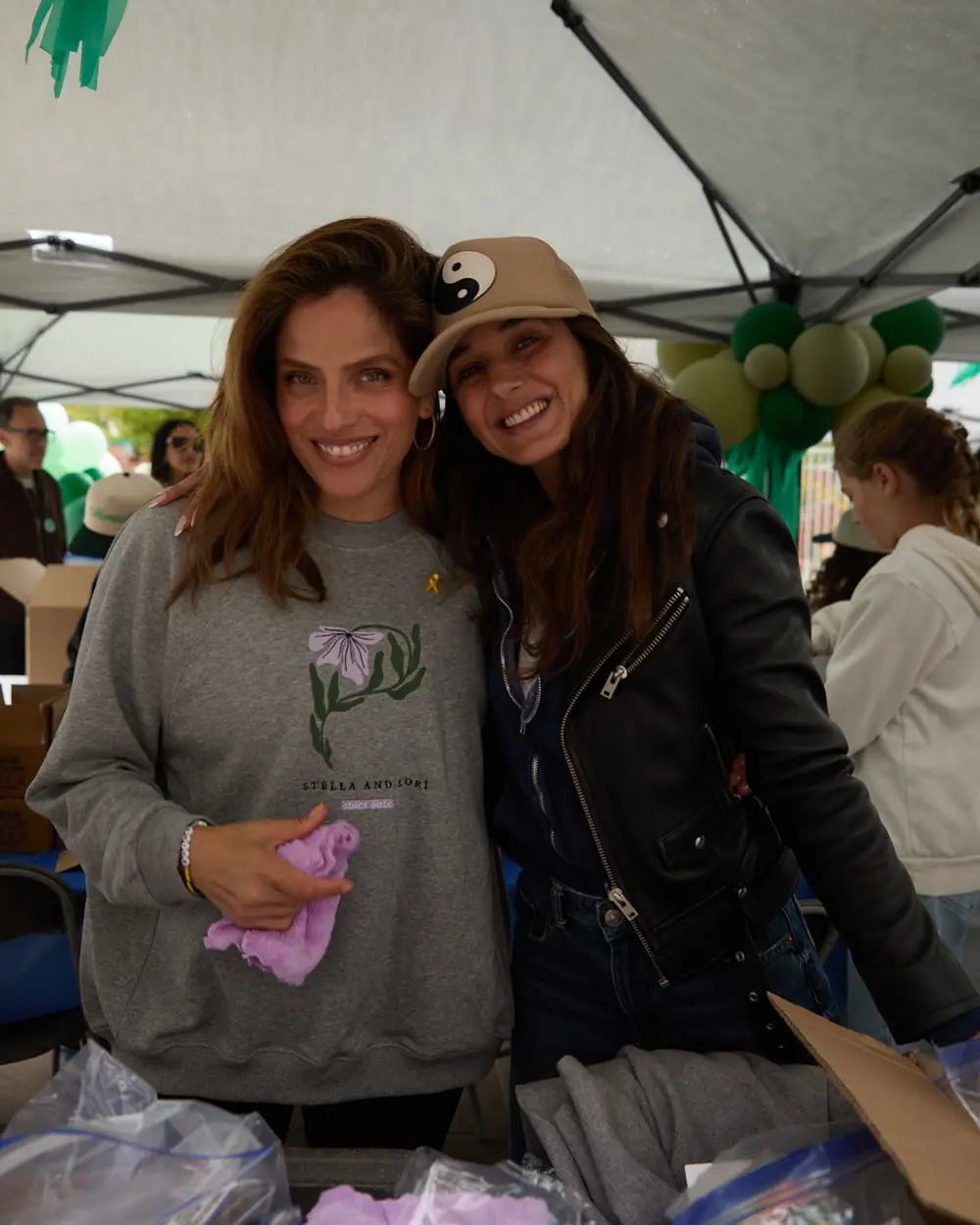 Emmanuelle Chriqui Champions Global Mitzvah Maker Day