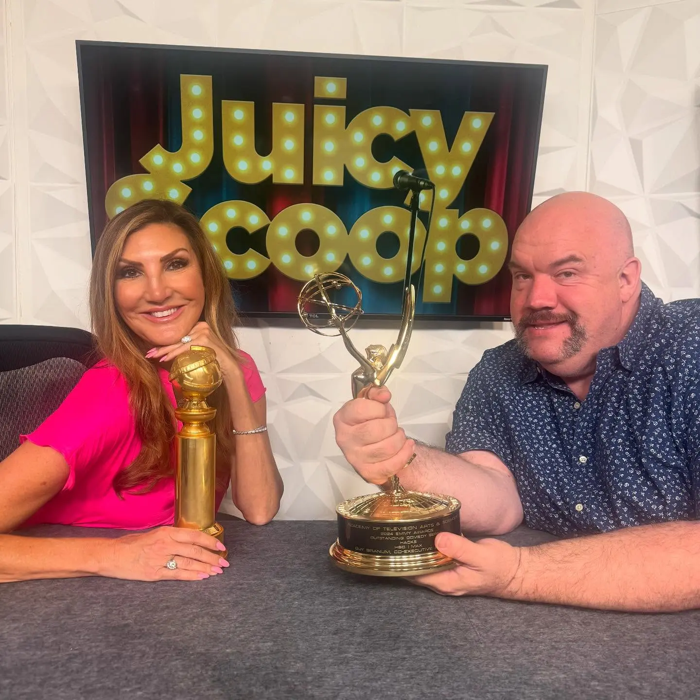 Emmy Winner Guy Branum Joins Heather McDonald For Juicy Podcast Episode Emmy Winner Guy Branum Joins Heather McDonald For Juicy Podcast Episode