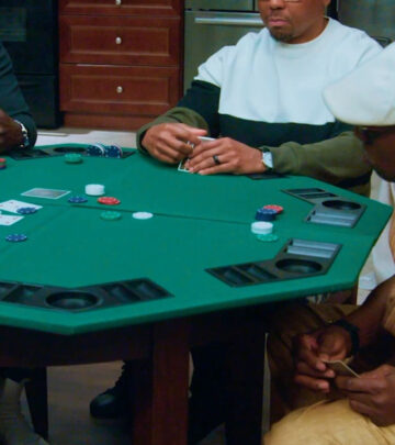 BET comedy series shows Mr. Brown's poker game unraveling when family uncovers hidden evidence.