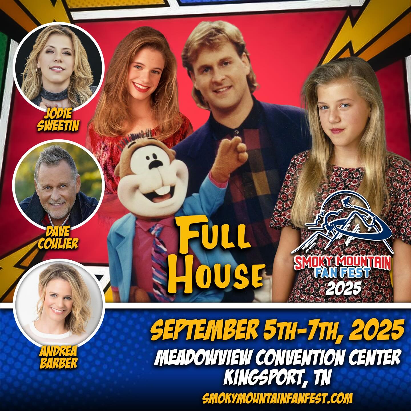 Full House Reunion Sparks Nostalgia At 2025 Smoky Mountain Fan Fest Full House Reunion Set For Smoky Mountain Fan Fest 2025 With Andrea Barber, Jodie Sweetin, And Dave Coulier