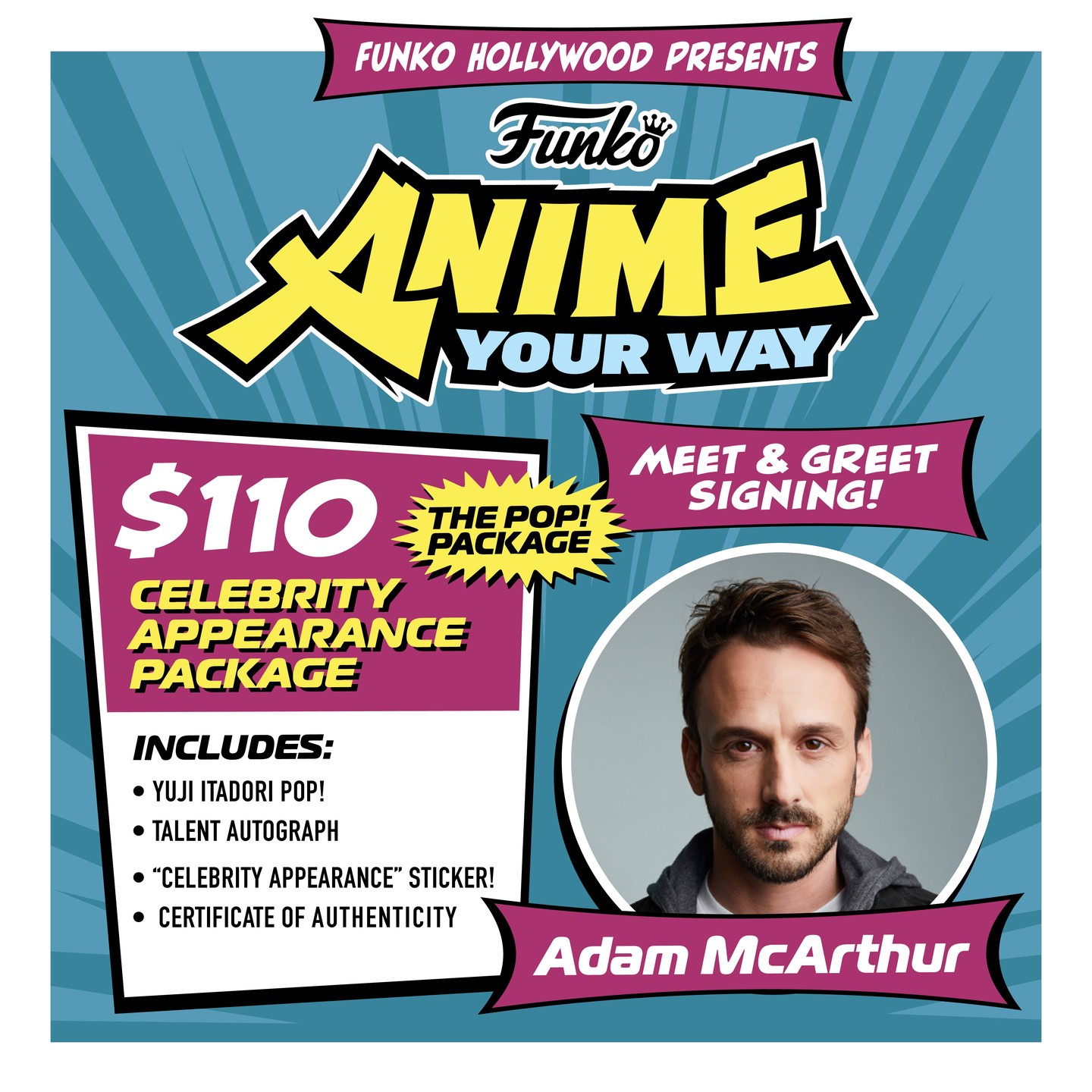 Funko Hollywood Signing Event: Exclusive Pop! Package